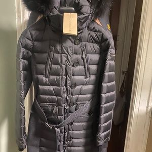 Burberry quilted jacket /coal